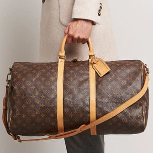 💎✨Authentic✨💎Louis Vuitton Keep All Bandouliere 55 Boston Bag & Strap